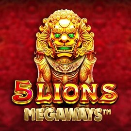 5 Lions Megaways logo by Pragmatic Play Robocat Casino
