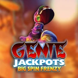 Genie Jackpots: Big Spin Frenzy game by Blueprint Gaming – logo hosted on Robocat Casino