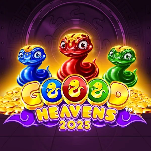 Slots logo of Goood Heavens from Rarestone Gaming at Robocat Casino