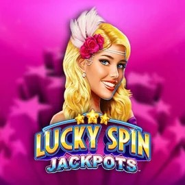 Lucky Spin Jackpots online game logo by Novomatic on robocatcasinos-es.com