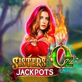 Sisters Of Oz Jackpots logo by Triple Edge Studios at Robocat Casino