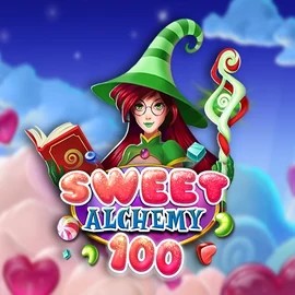 Sweet Alchemy 100 logo by Play'n GO at Robocat Casino